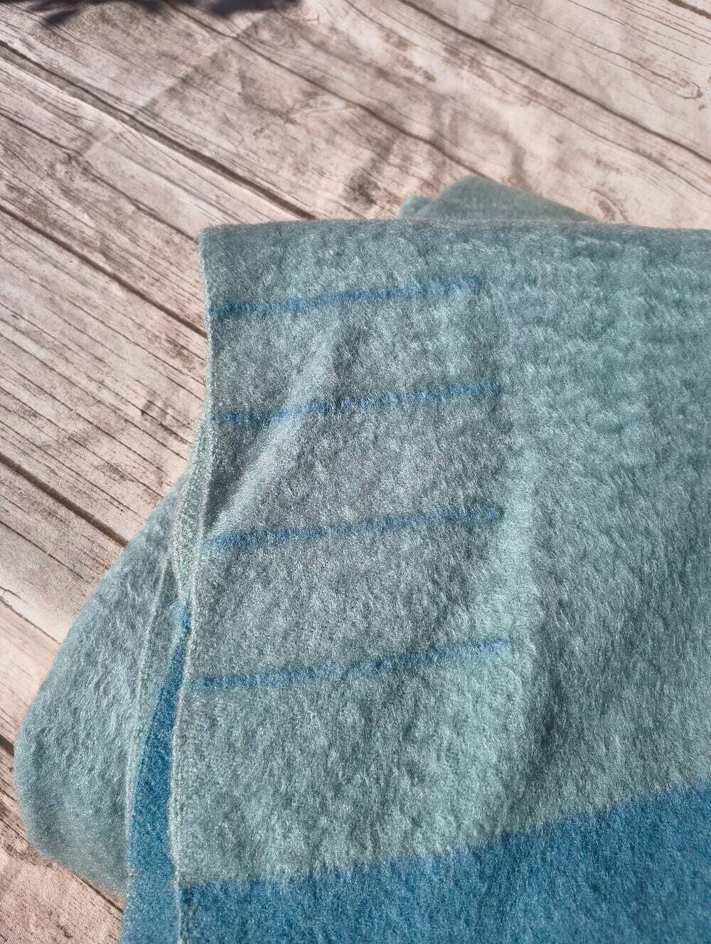 Vintage Trapper Point Blue 4 Point Blanket - Picture 3 of 13